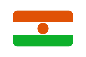 尼日尔国旗三角形圆形