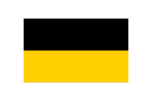 萨克森–安哈特州旗帜矢量插图