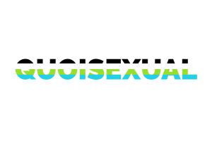 Quoisexual性取向人群旗帜文字艺术