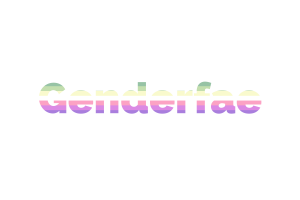 Genderfae性别流体群体旗帜艺术