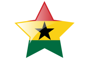 加纳国旗星图标
