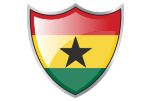 盾牌与加纳国旗