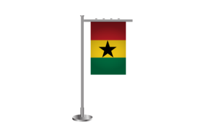 3d 加纳站立旗