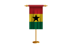 加纳礼仪旗帜矢量免费
